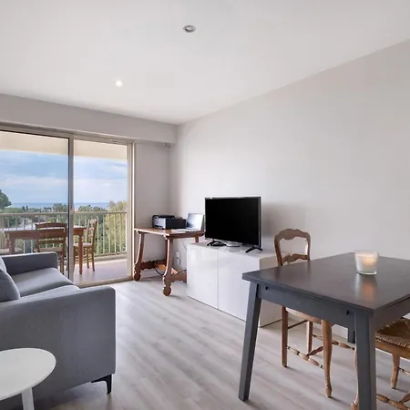 Apartamento Aube Marine 2p Vue Mer, Piscine Antibes